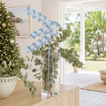 Pale Blue Glitter Swirl Stem (80cm) styled in an Australian Christmas setting
