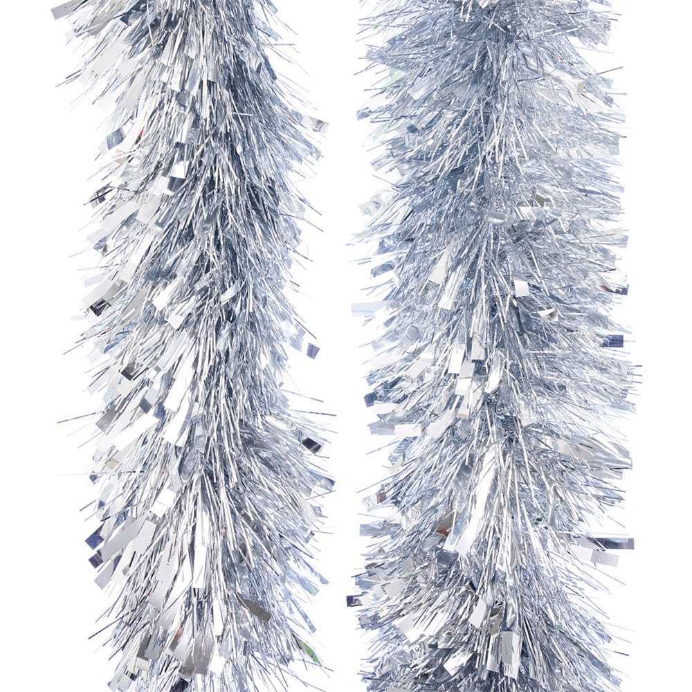 Chunky Mixed Cut Silver Tinsel (2m)