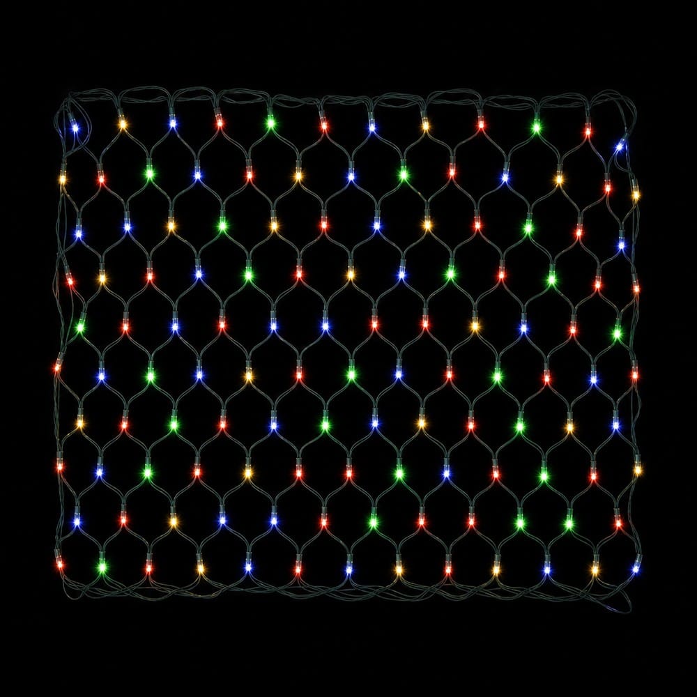 LED Multicoloured Net Light (4.8m)