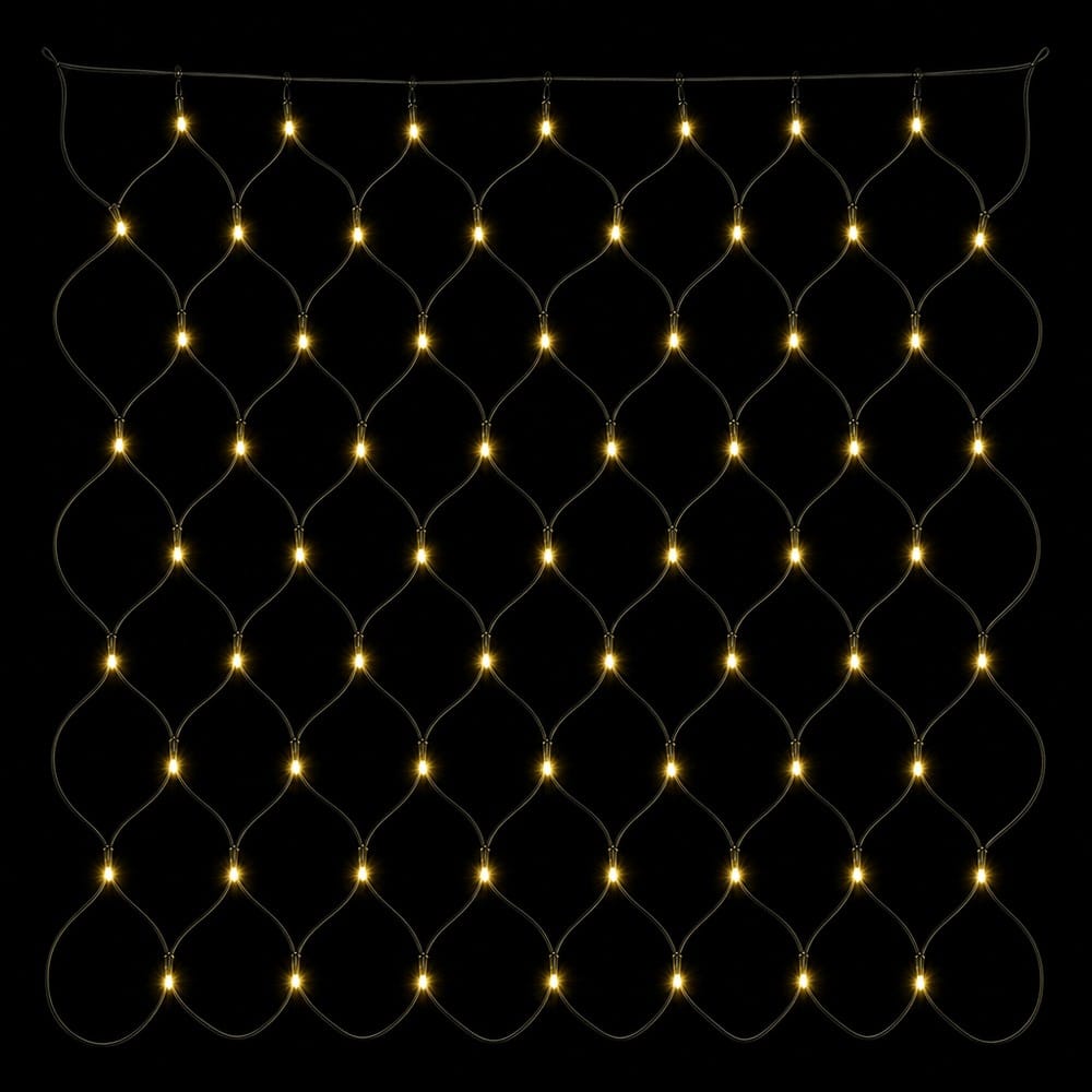 LED Warm White Net Light (9.6m)