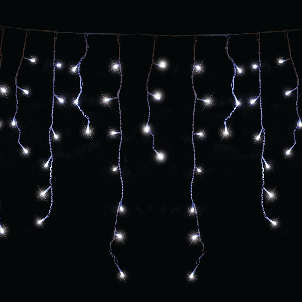 200 Battery LED Icicle Timer Lights Asst - View 4