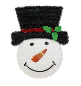 Tinsel Face Plaque Asst - View 3