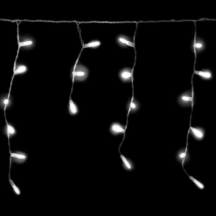 LED White Icicle Lights (10m) - View 3