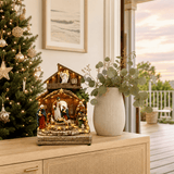 LED Christmas Miracle Nativity Scene styled in an Australian Christmas setting