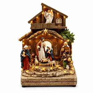 LED Christmas Miracle Nativity Scene (30.5cm)