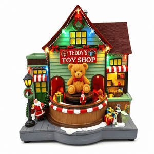 LED Musical Teddy's Toy Shop (24.5cm)
