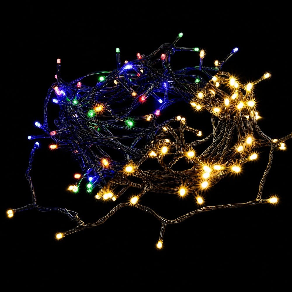 420 LED Warm White and Multi Dual Colour Lights (33.5m)