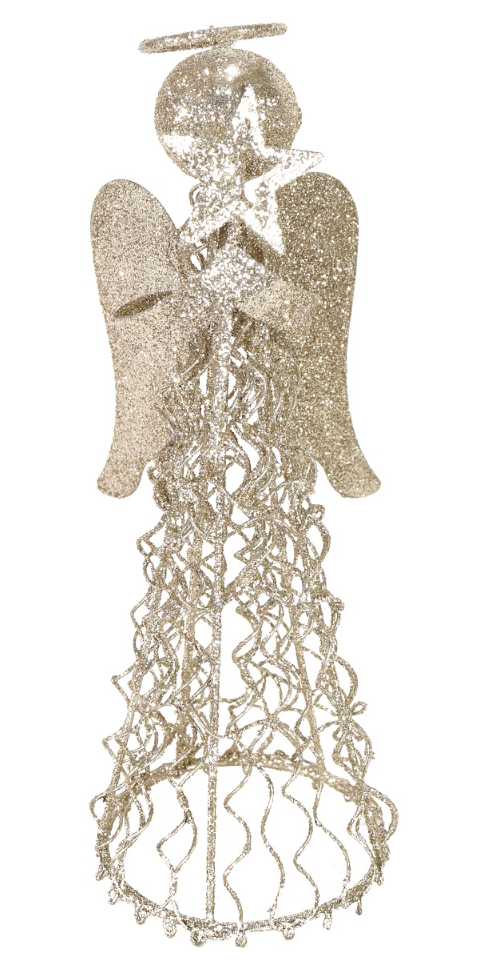 Glitter Metal Angel 2 Asst (20cm) - View 2