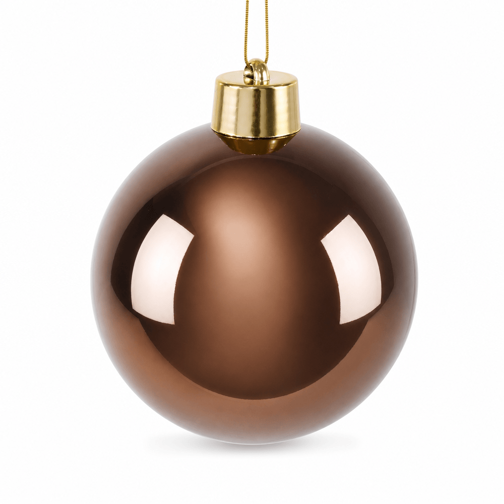 Mocha Shiny Bauble (20cm)