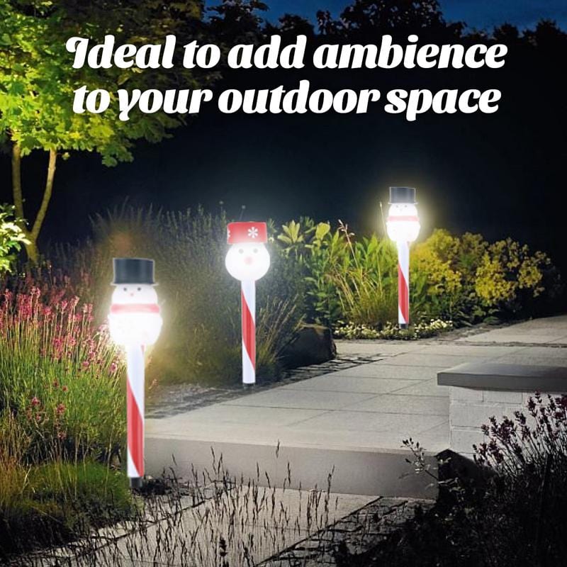 LED Solar Character Candy Stake Asst (36cm) - View 2