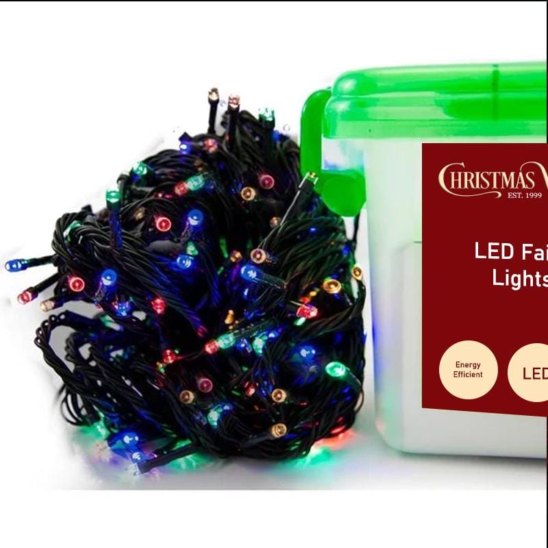 LED Fairy Lights Multi (60m) - View 3