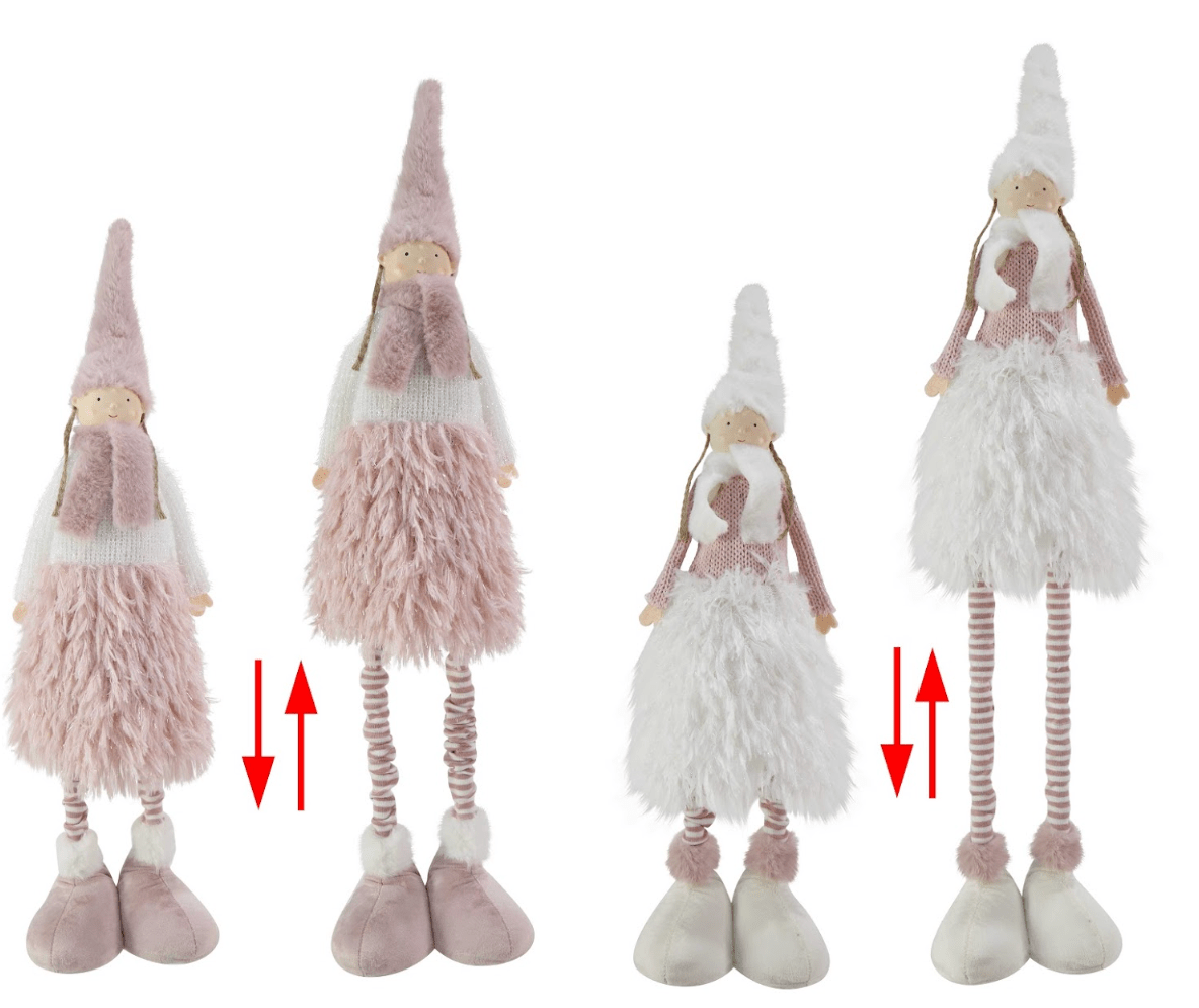 Extendable Pink Standing Fairy 2 Asst (58-78cm) - View 1