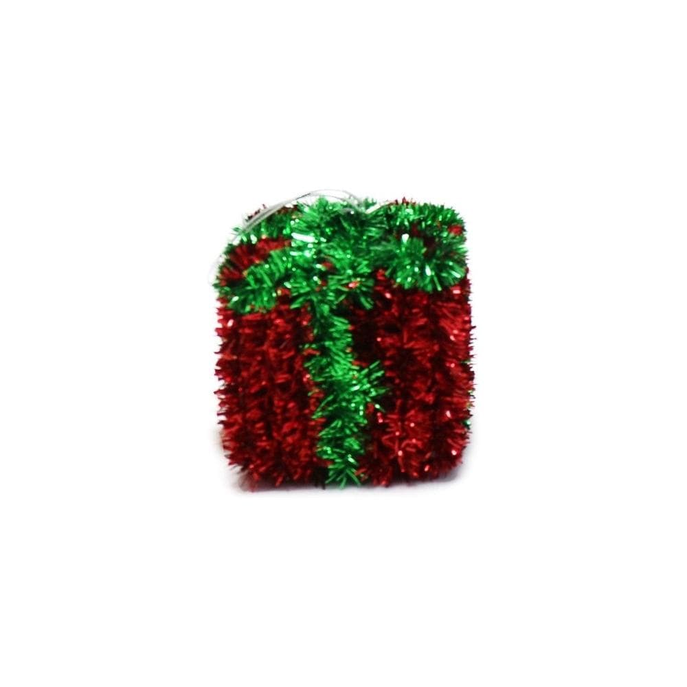 Tinsel Hanging Presents Asst (6cm) - View 3