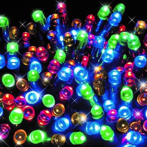 LED Fairy Lights Multi (100m) - View 1