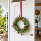 Adjustable Wreath Hanger styled in an Australian Christmas setting
