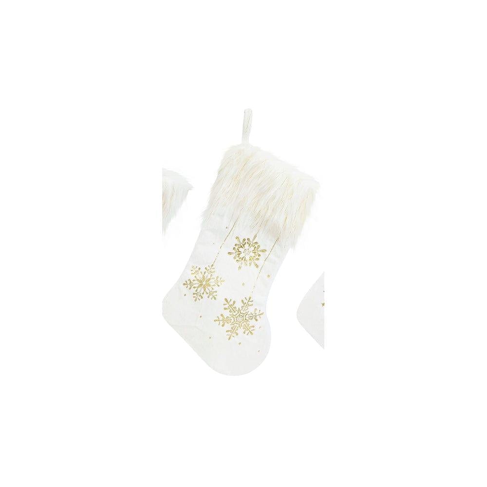 Deluxe Cream and Gold Foil Stocking Asst