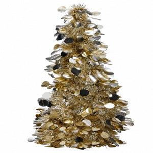 Tinsel Tree Decoration Champagne (46cm)