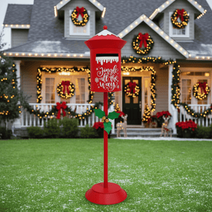 Mailbox On Stand with Holly