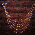 200 LED Warm and Cool White Waterfall Star (3m) - View 1