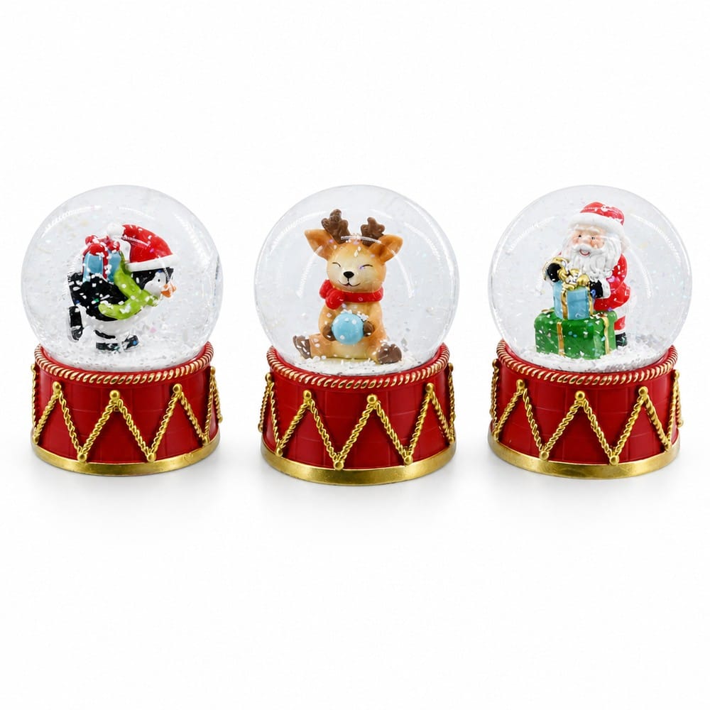 Christmas Drum Water ball Asst (6.5cm)