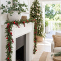 Bauble Berry Garland styled in an Australian Christmas setting