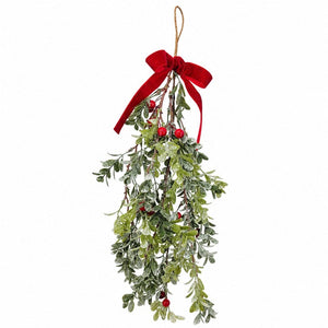 Frosted Mistletoe Berry Hanger (50cm)