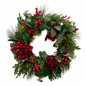 Hydrangea Berry Wreath (65cm)