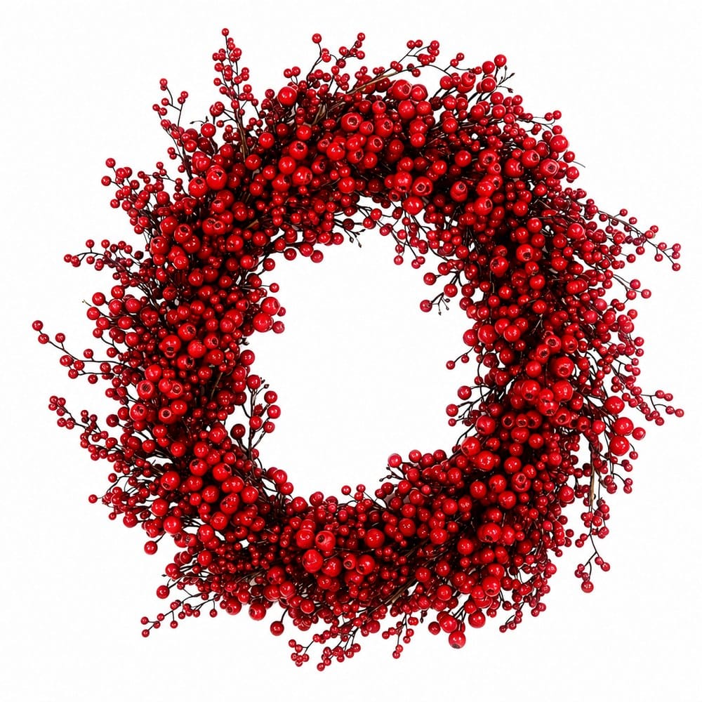 Red Berry Wreath (96cm)
