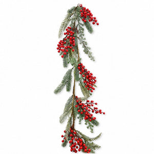 Berry and Pine Frosted Garland (150cm)