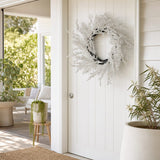Frozen Forest Wreath styled in an Australian Christmas setting