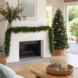 Norfolk Pine Garland styled in an Australian Christmas setting