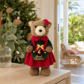 Winterberry Bear - Girl styled in an Australian Christmas setting