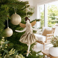 Angel Ballet Dancer Ornament on a decorated Christmas tree