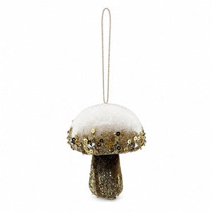 Champagne Mushroom Ornament