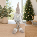 Champagne Sitting Gnome styled in an Australian Christmas setting