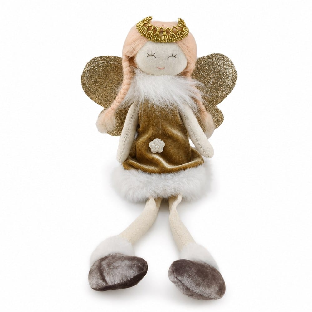 Golden Sitting Angel