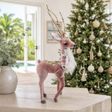 Dusty Rose Reindeer styled in an Australian Christmas setting
