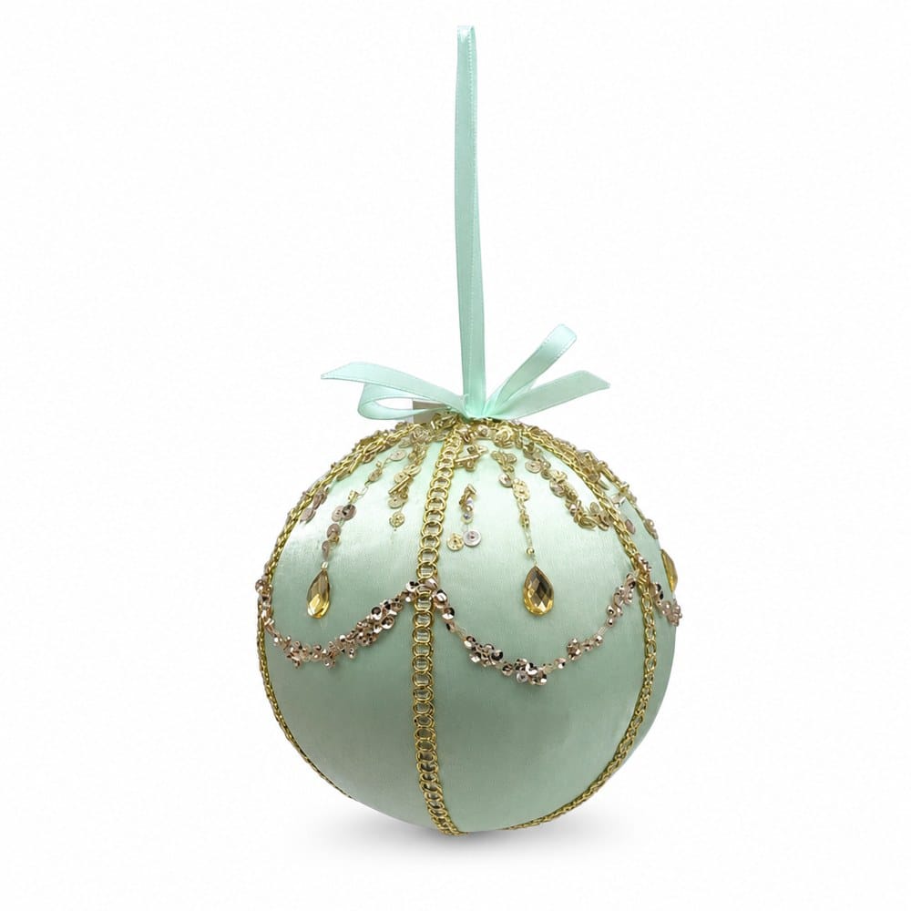 Enchanted Mint Bauble (12cm)