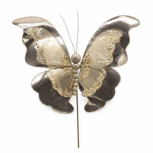 Golden 2-Toned Butterfly Clip