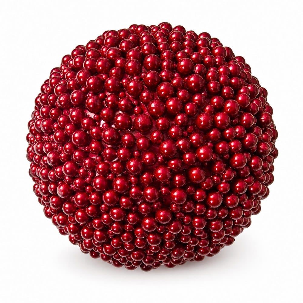 Crimson Pearl Berry Bauble (26cm)