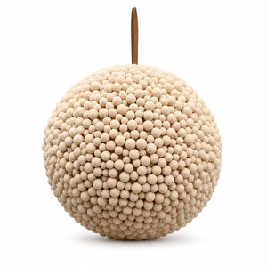Cappuccino Flocked Berry Bauble (31cm)