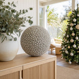 Champagne and Silver Berry Bauble styled in an Australian Christmas setting