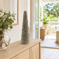 Champagne Glitter Berry Tree styled in an Australian Christmas setting