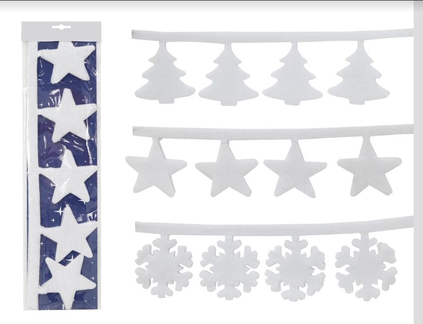 Snow Fringe Asst (180cm) - View 1