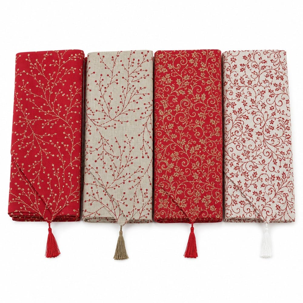 Glitter Print Runner Asst (180cm)