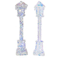 Battery LED Iridescent Wire Lamppost Asst (60cm)