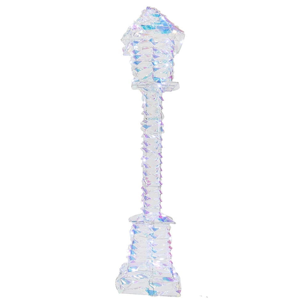 B/O LED Iridescent Wire Lamppost Asst (60cm)