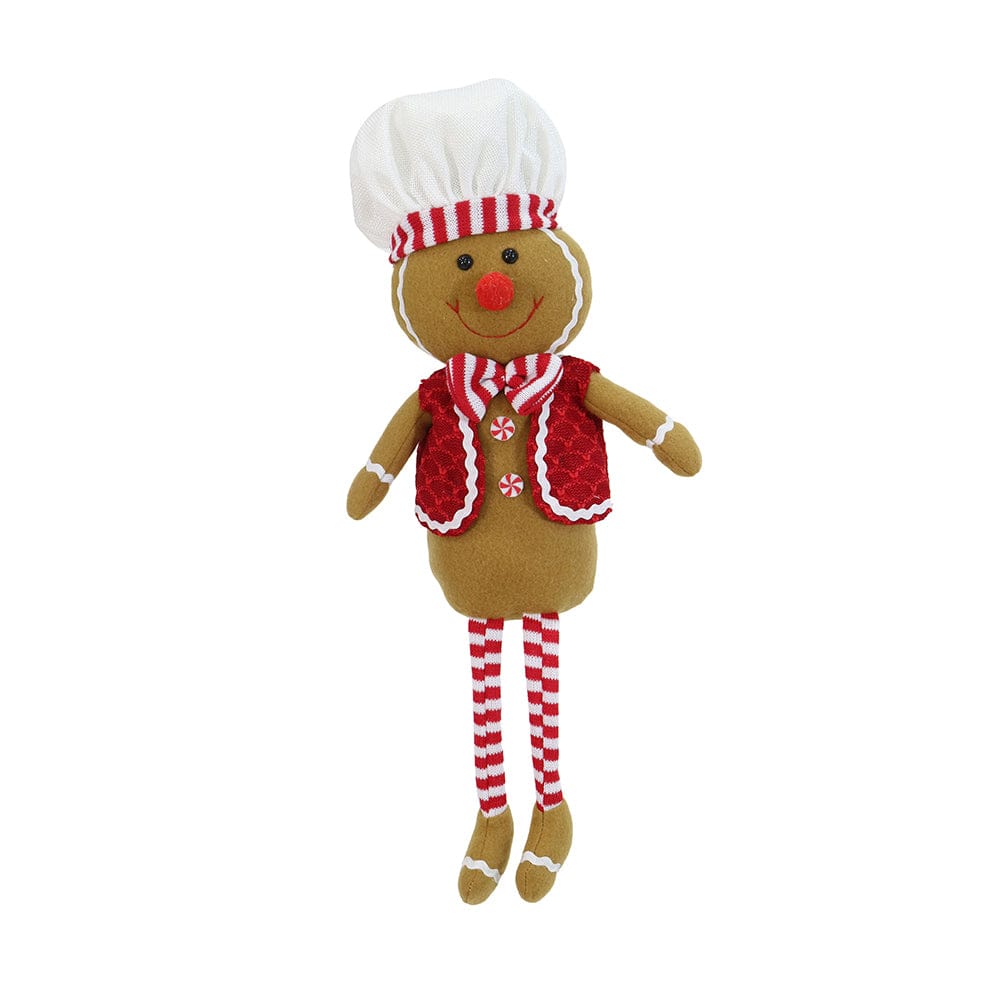 Sitting Candy Stripe Gingerbread Asst (50cm)