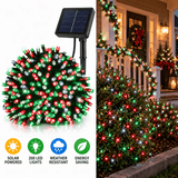 LED 200 Solar Fairy Lights Christmas Color (9.95m)