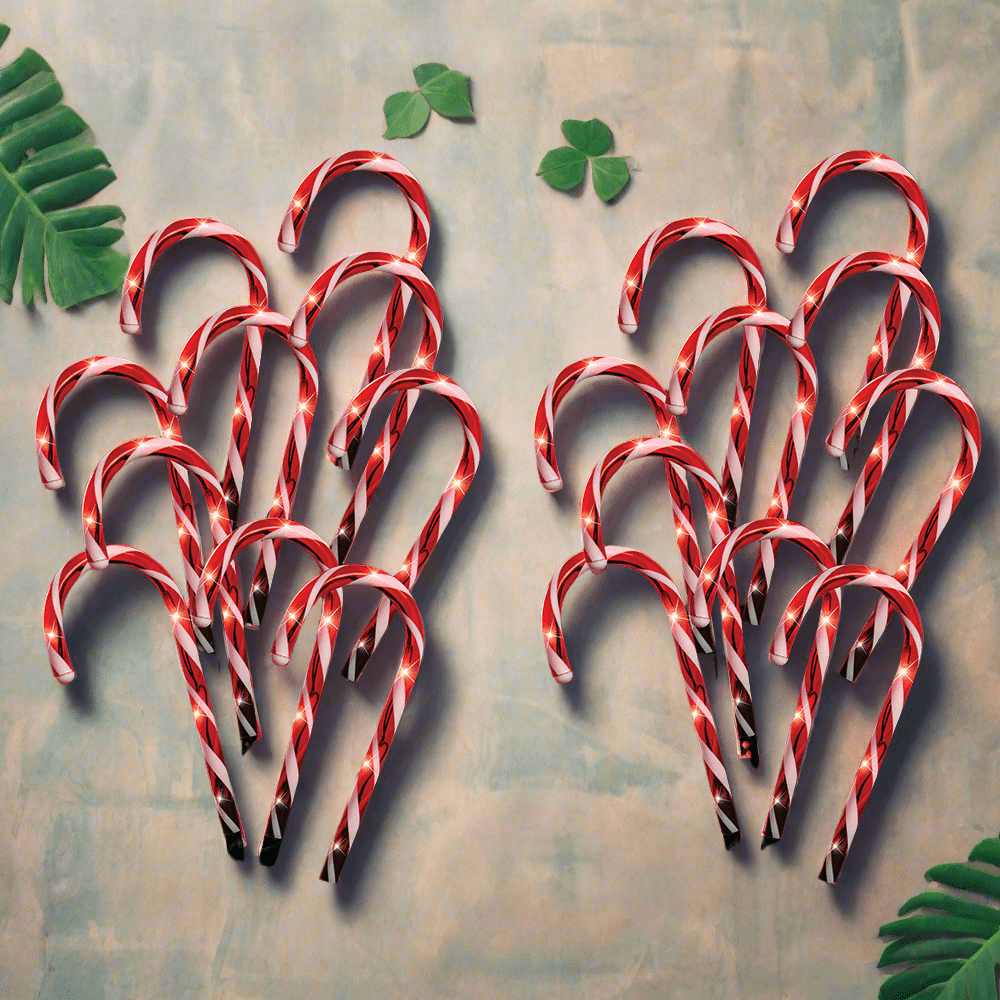 LED Candy Canes Path Poles (20pk)